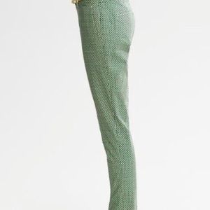 Banana Republic green straight legged ankle pants